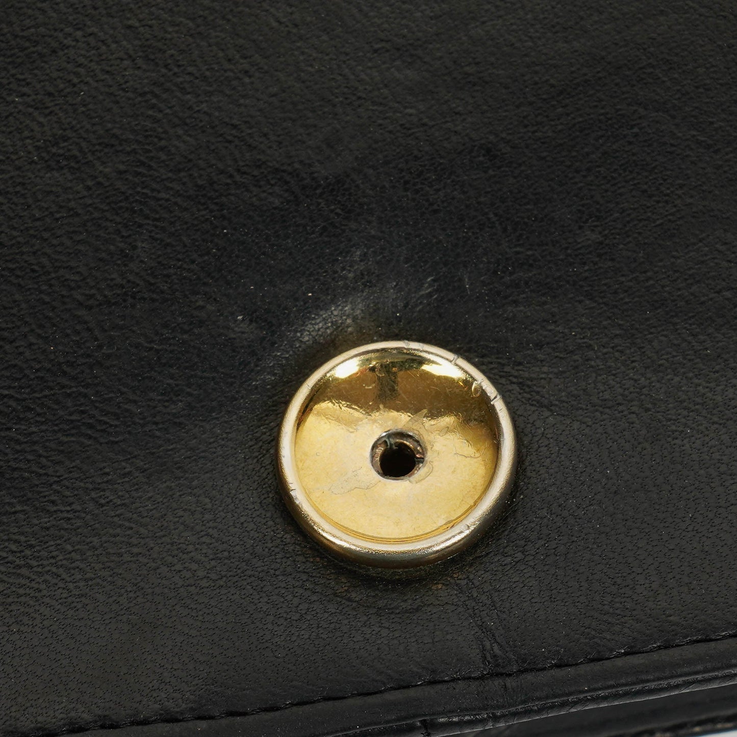Chanel Classic Full Flap Tasche aus schwarzem gestepptem Leder mit 24K vergoldeten Beschlägen