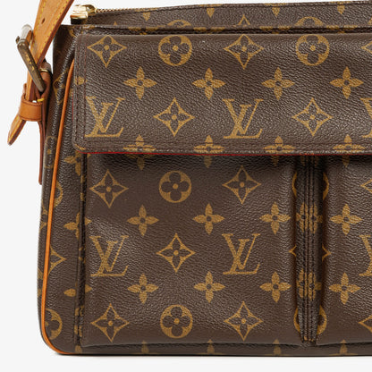 Louis Vuitton Viva-Cite GM Schultertasche aus Monogram Canvas