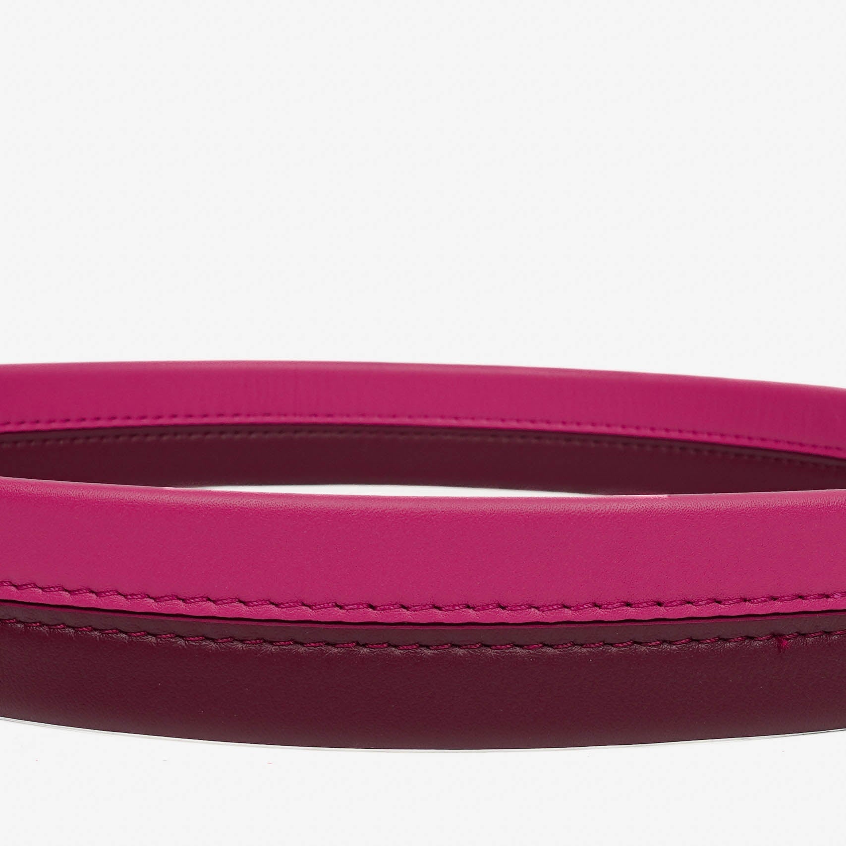 Louis Vuitton Cluny BB Schulterriemen aus bordeaux-fuchsia Kalbsleder