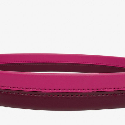 Louis Vuitton Cluny BB Schulterriemen aus bordeaux-fuchsia Kalbsleder