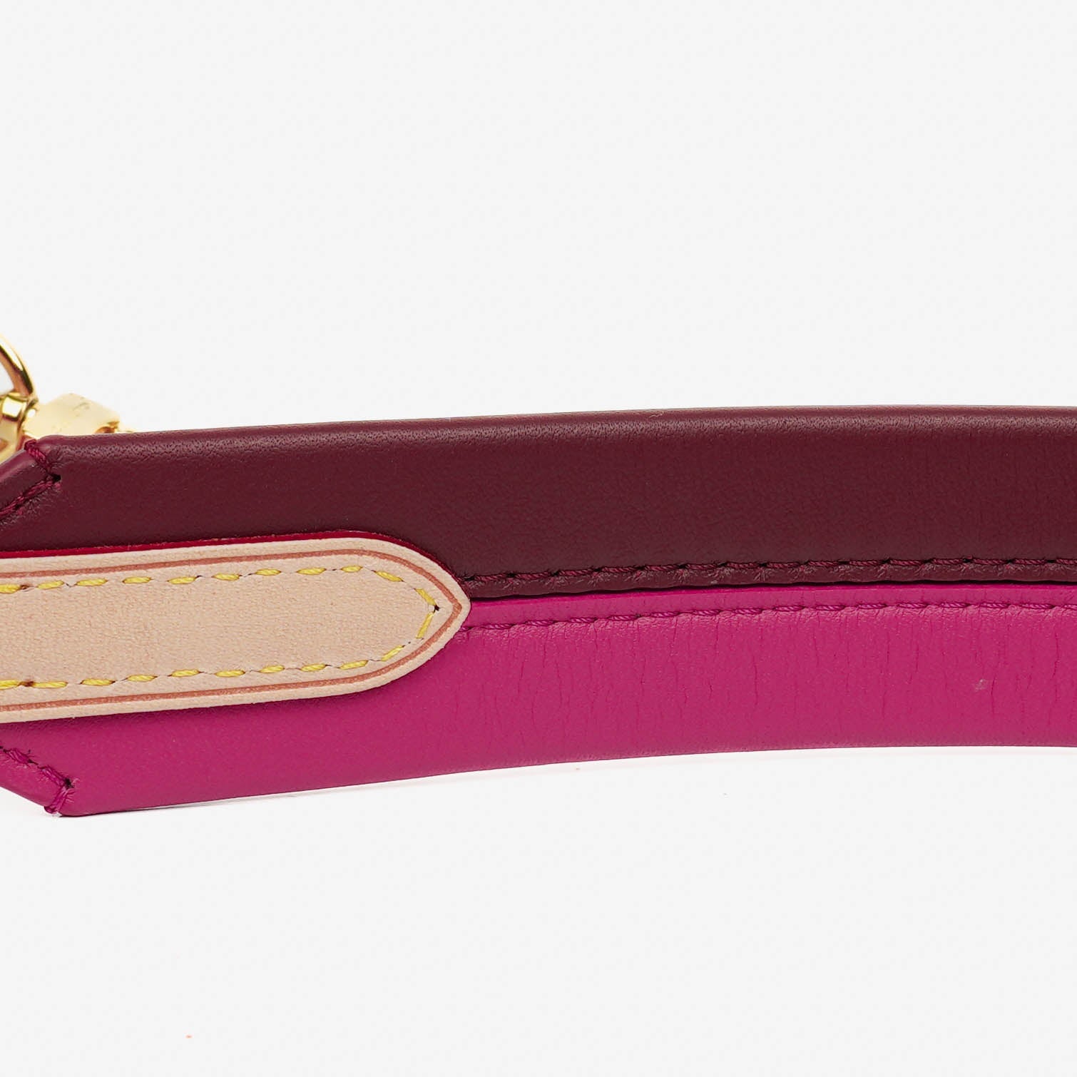 Louis Vuitton Cluny BB Schulterriemen aus bordeaux-fuchsia Kalbsleder