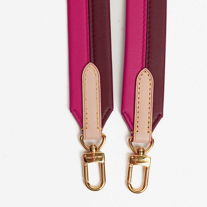 Louis Vuitton Cluny BB Schulterriemen aus bordeaux-fuchsia Kalbsleder
