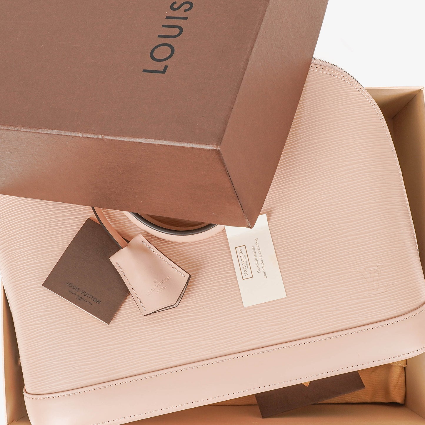 Louis Vuitton Alma Handtasche aus Epi Leder in Rose Ballerine