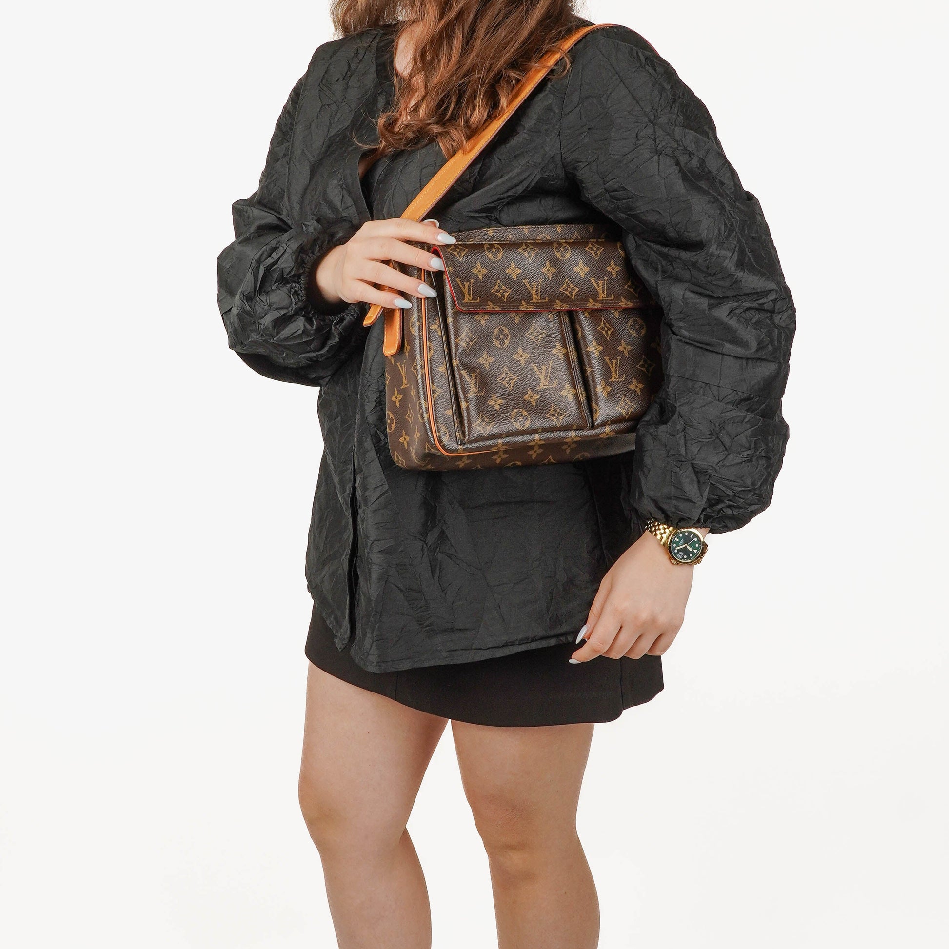 Louis Vuitton Viva-Cite GM Schultertasche aus Monogram Canvas