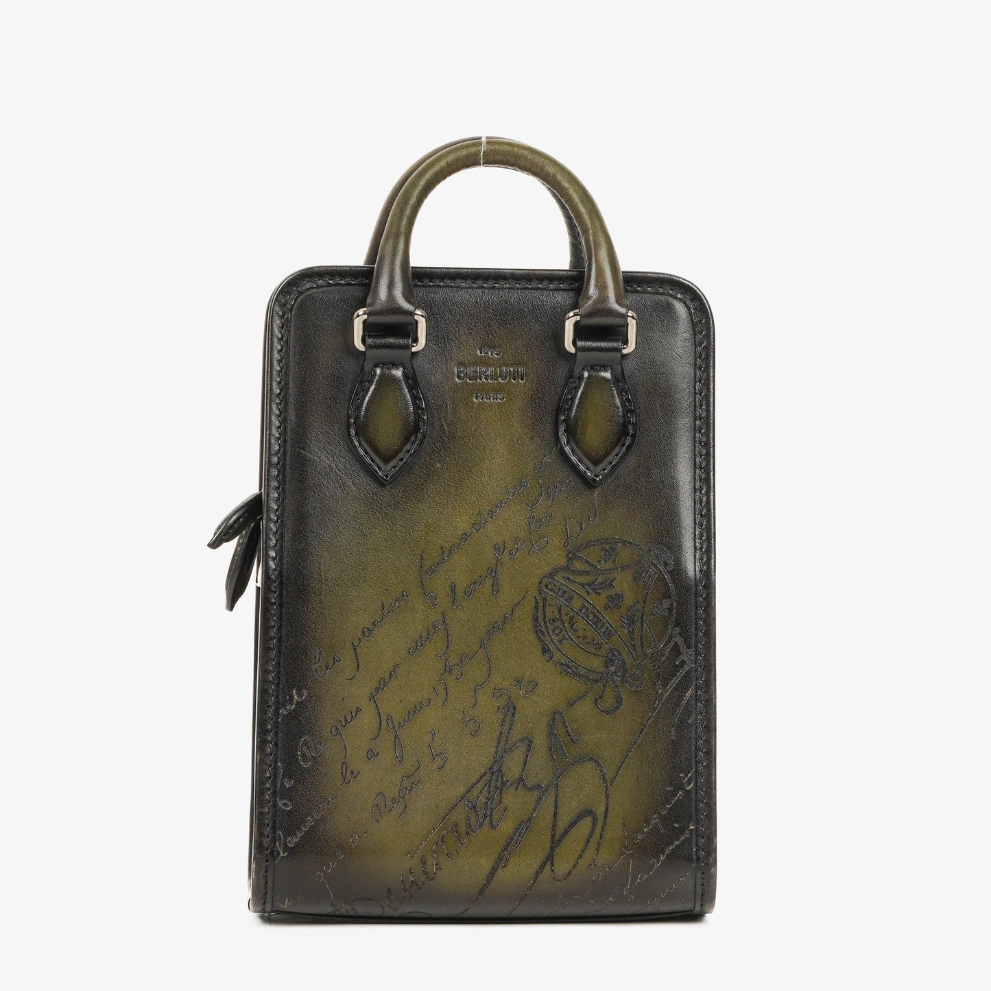 Berluti Premier Jour Gulliver Messenger Bag aus Venezia Kalbsleder
