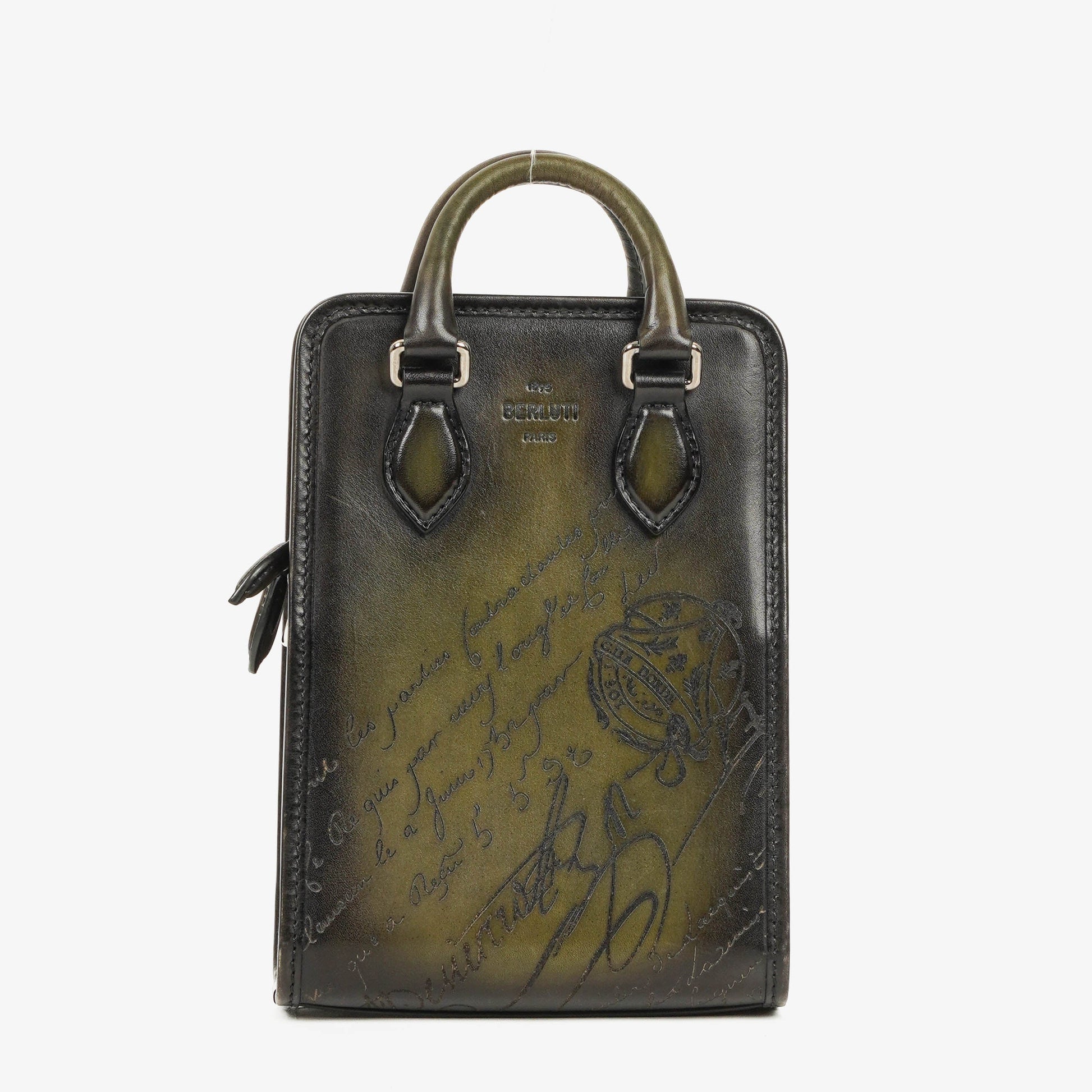 Berluti Premier Jour Gulliver Messenger Bag aus Venezia Kalbsleder