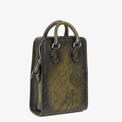 Berluti Premier Jour Gulliver Messenger Bag aus Venezia Kalbsleder