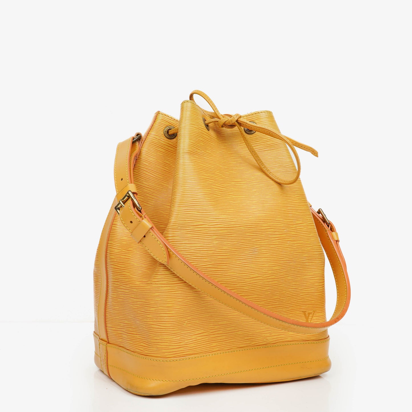 Louis Vuitton Noé Grande GM Schultertasche aus gelbem Epi-Leder
