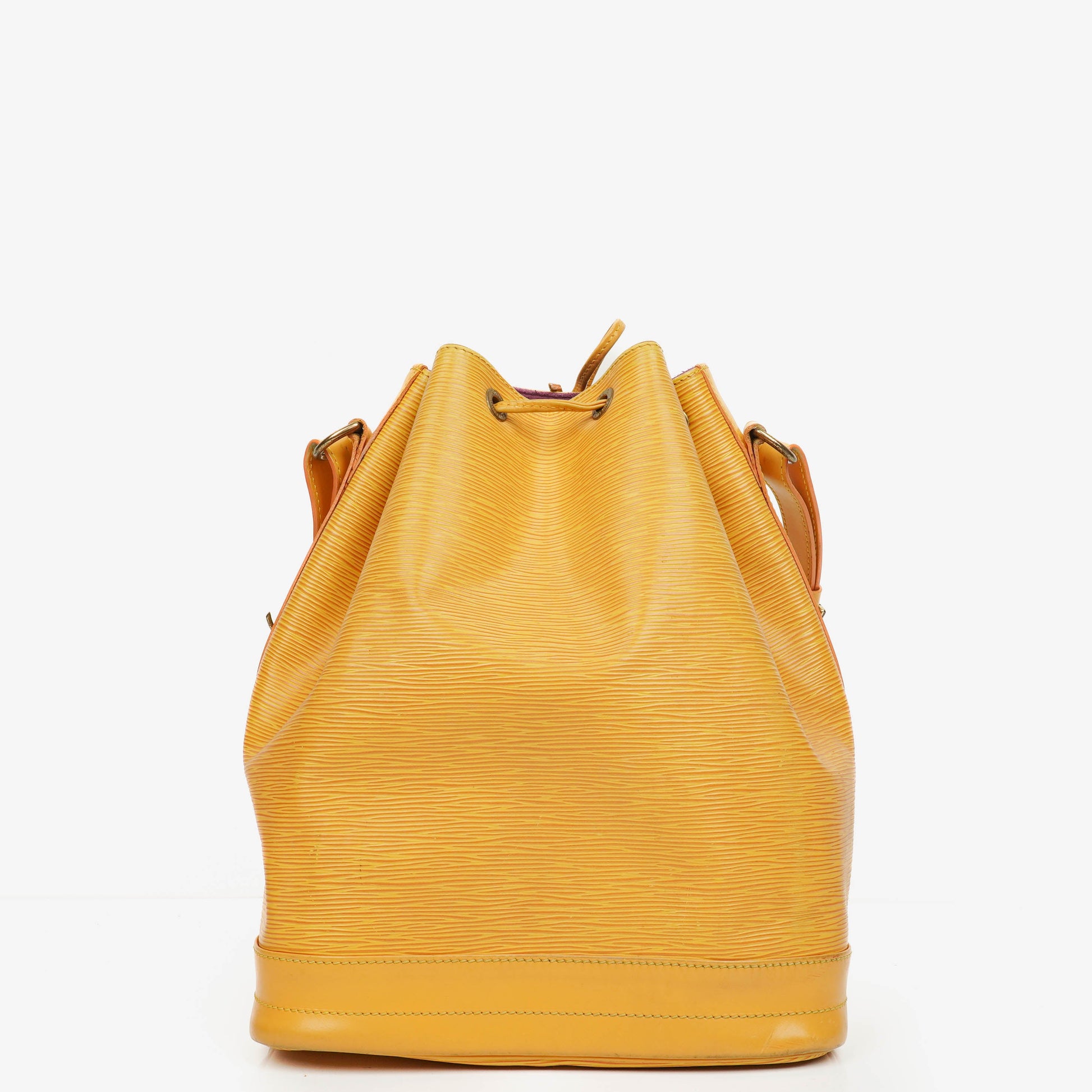 Louis Vuitton Noé Grande GM Schultertasche aus gelbem Epi-Leder