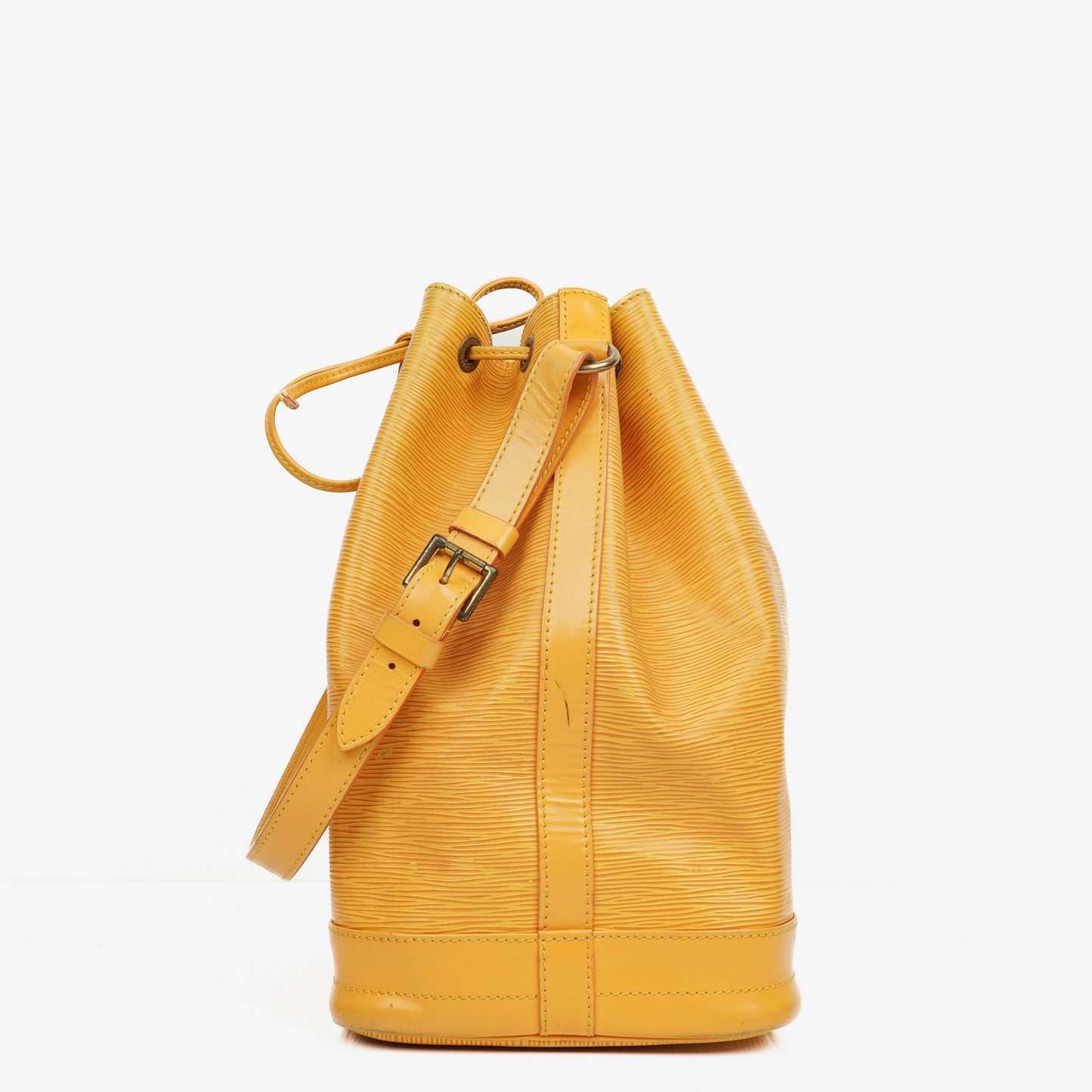Louis Vuitton Noé Grande GM Schultertasche aus gelbem Epi-Leder