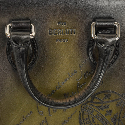 Berluti Premier Jour Gulliver Messenger Bag aus Venezia Kalbsleder