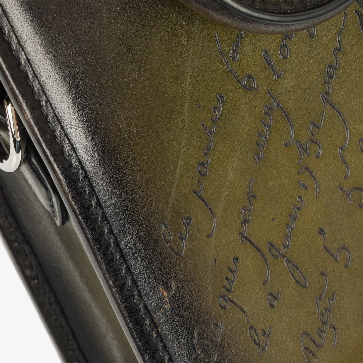 Berluti Premier Jour Gulliver Messenger Bag aus Venezia Kalbsleder