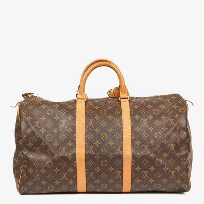Louis Vuitton Keepall 50 Reisetasche aus Monogram Canvas