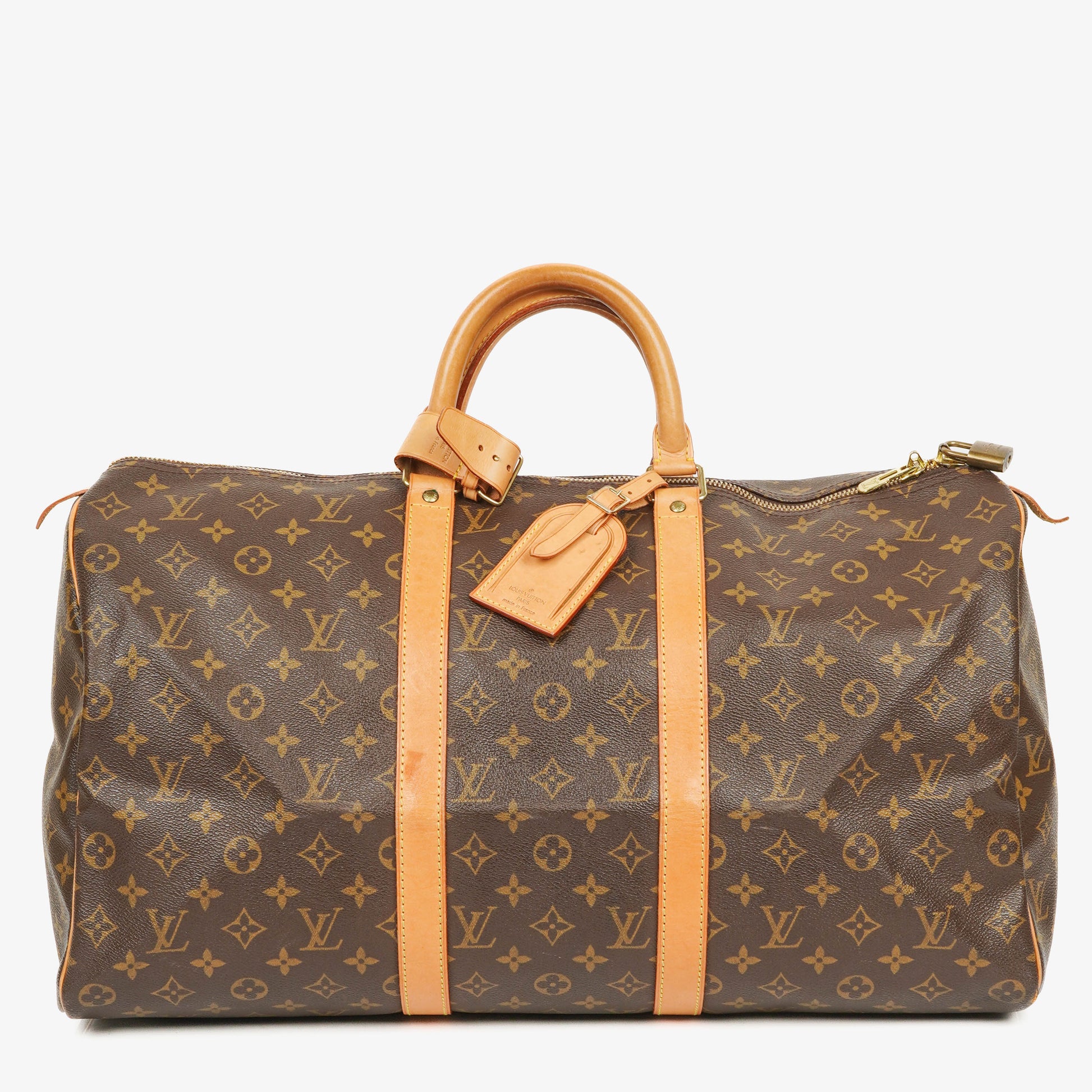 Louis Vuitton Keepall 50 Reisetasche aus Monogram Canvas