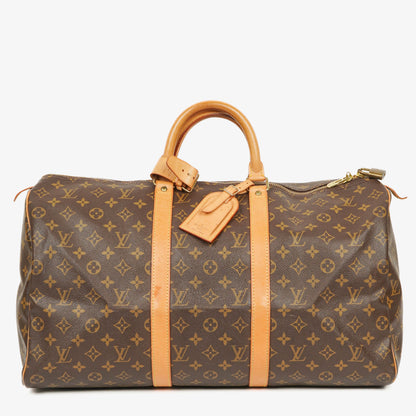 Louis Vuitton Keepall 50 Reisetasche aus Monogram Canvas