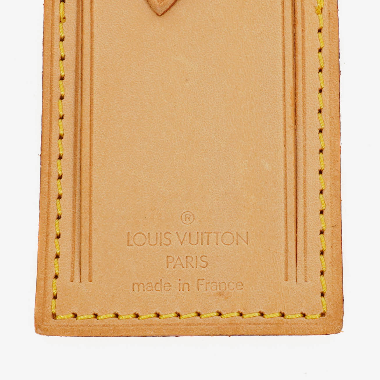 Louis Vuitton Adressanhänger und Griffhalter aus Leder