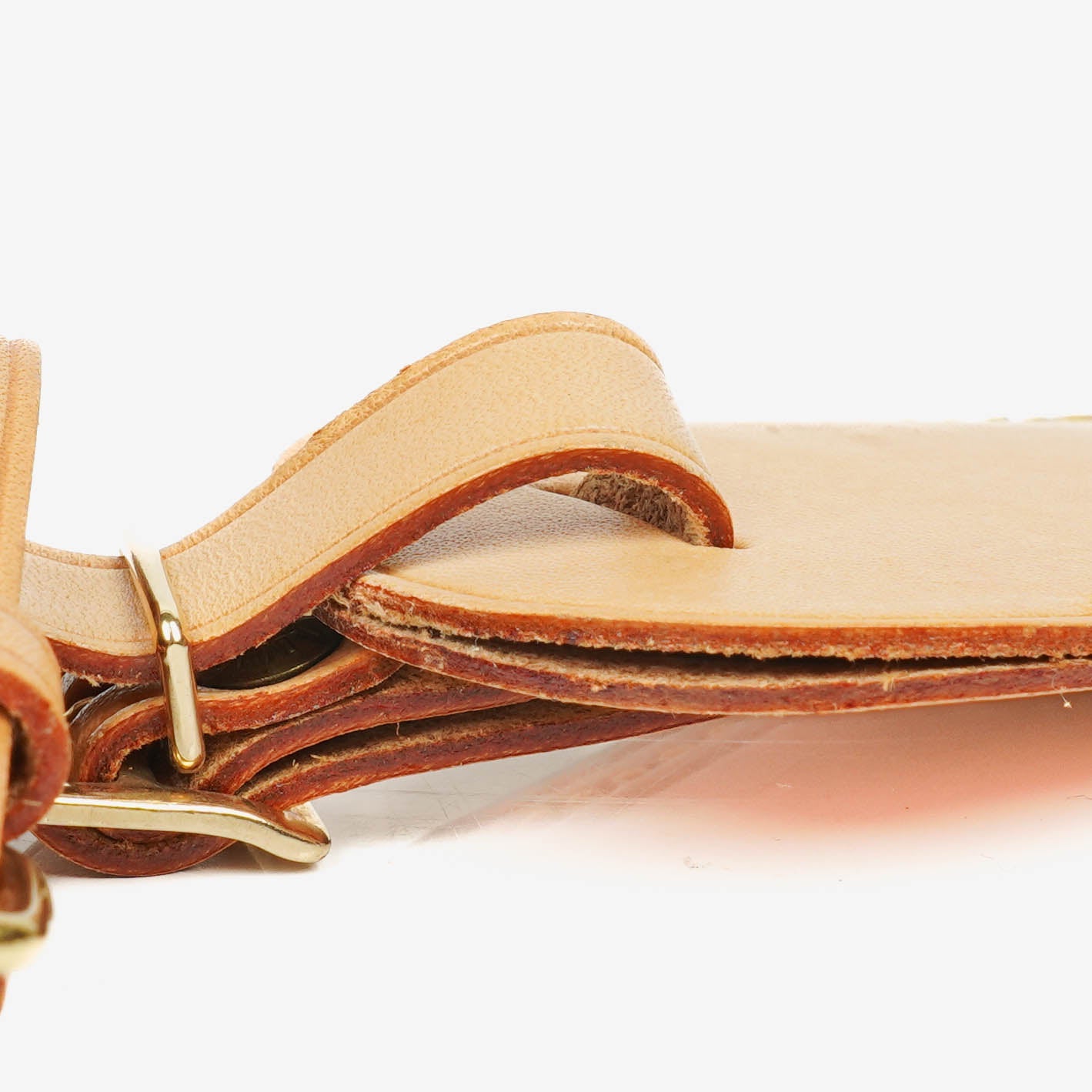 Louis Vuitton Adressanhänger und Griffhalter aus Leder