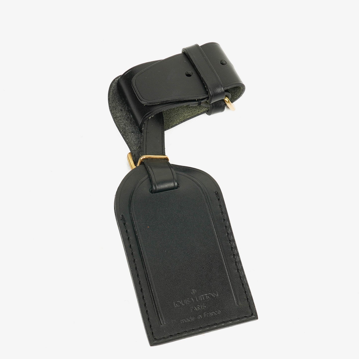 Louis Vuitton Adressanhänger und Griffhalter aus schwarzem Epi-Leder