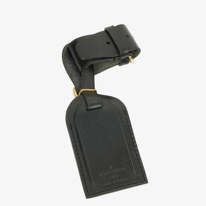 Louis Vuitton Adressanhänger und Griffhalter aus schwarzem Epi-Leder