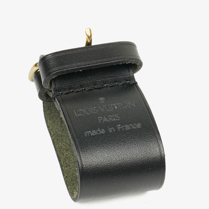 Louis Vuitton Adressanhänger und Griffhalter aus schwarzem Epi-Leder