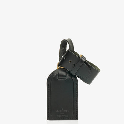 Louis Vuitton Adressanhänger und Griffhalter aus schwarzem Epi-Leder