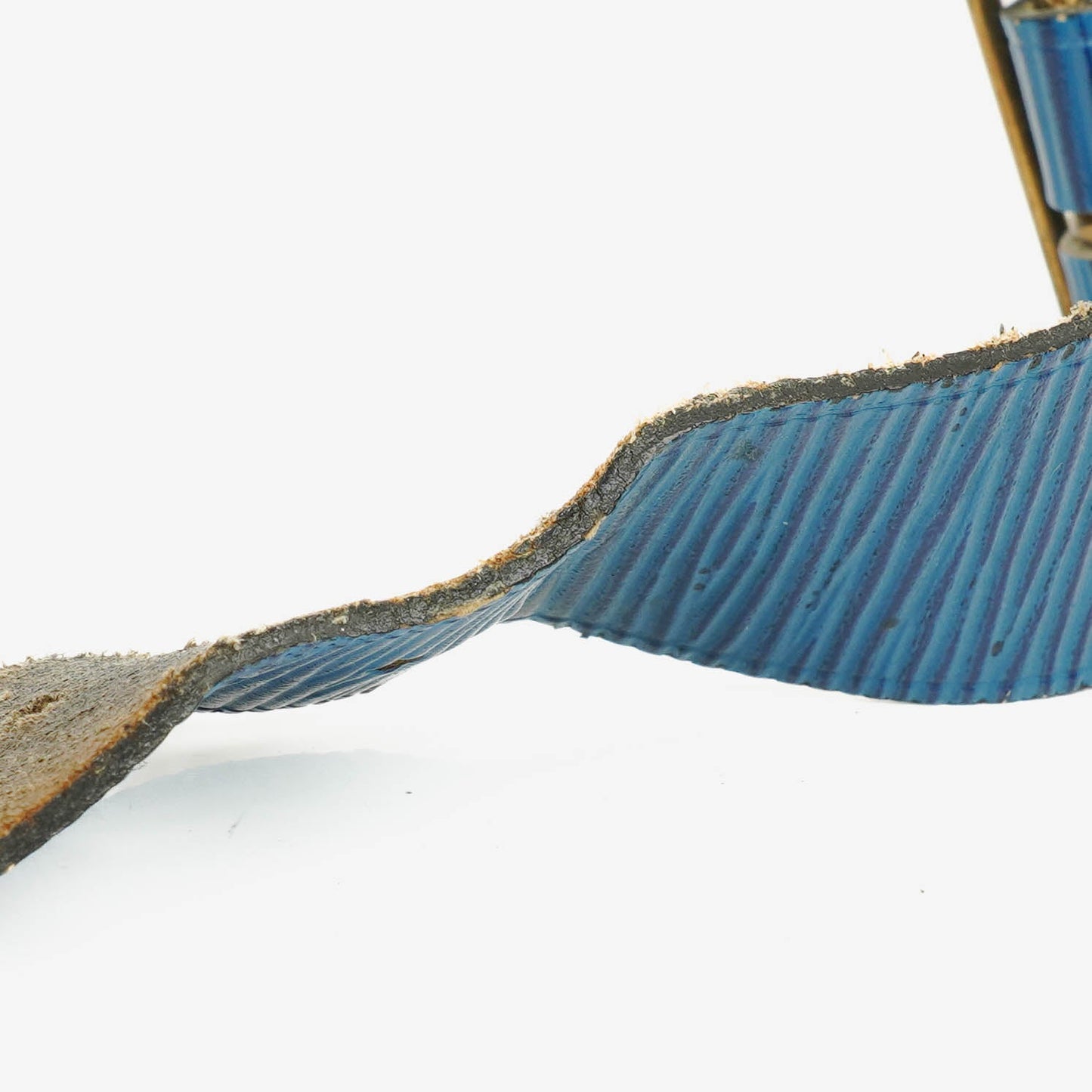 Louis Vuitton Adressanhänger und Griffhalter aus blauem Epi-Leder
