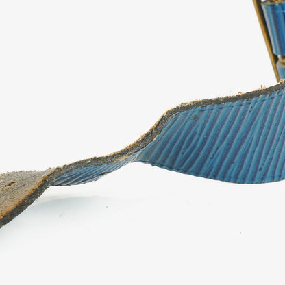Louis Vuitton Adressanhänger und Griffhalter aus blauem Epi-Leder