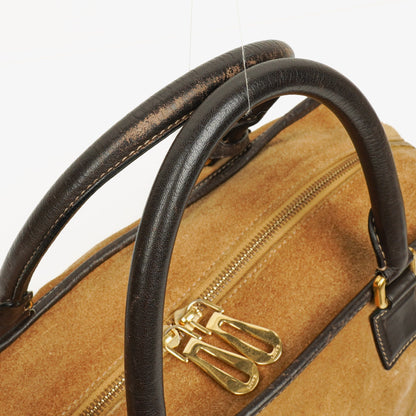 Loewe Amazona Henkeltasche aus Wildleder und Kalbsleder