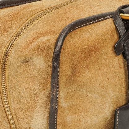 Loewe Amazona Henkeltasche aus Wildleder und Kalbsleder