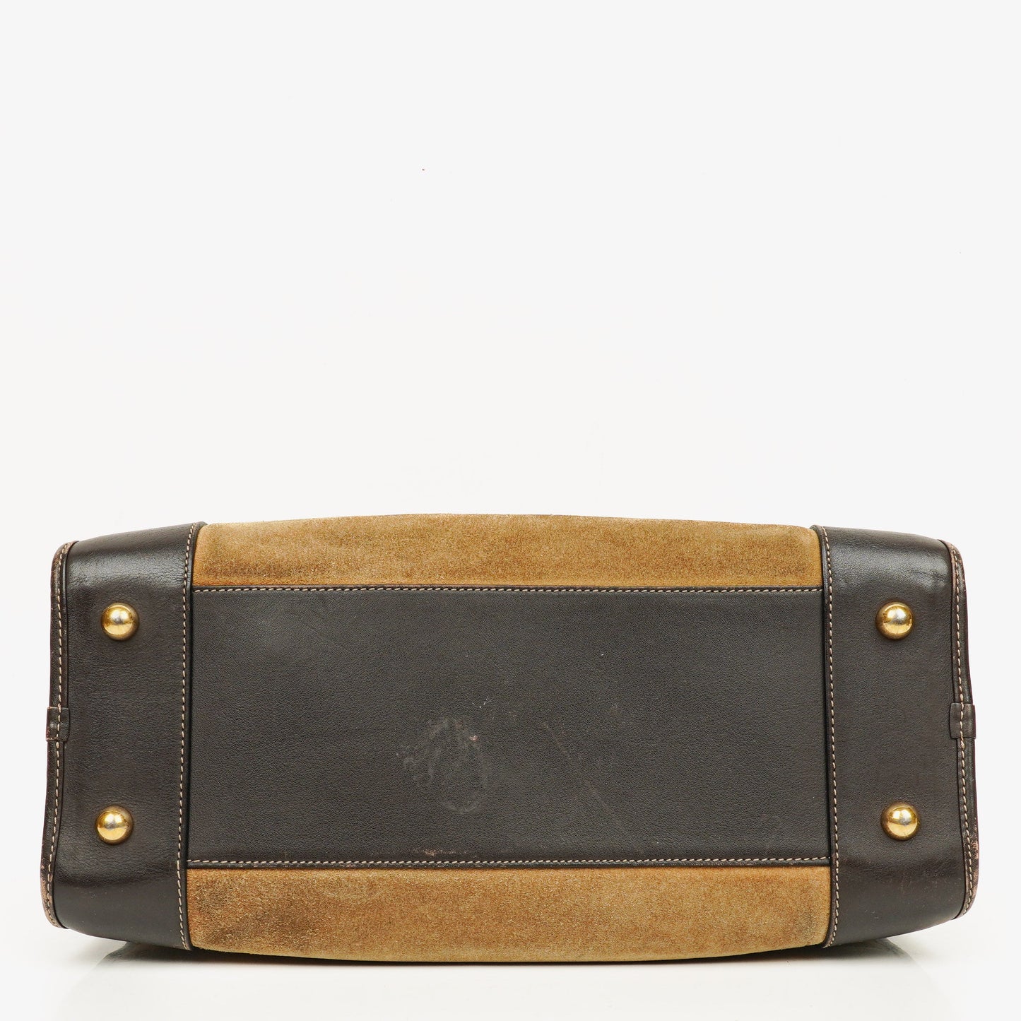 Loewe Amazona Henkeltasche aus Wildleder und Kalbsleder