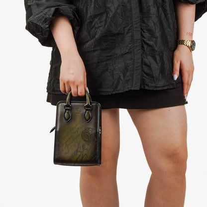 Berluti Premier Jour Gulliver Messenger Bag aus Venezia Kalbsleder