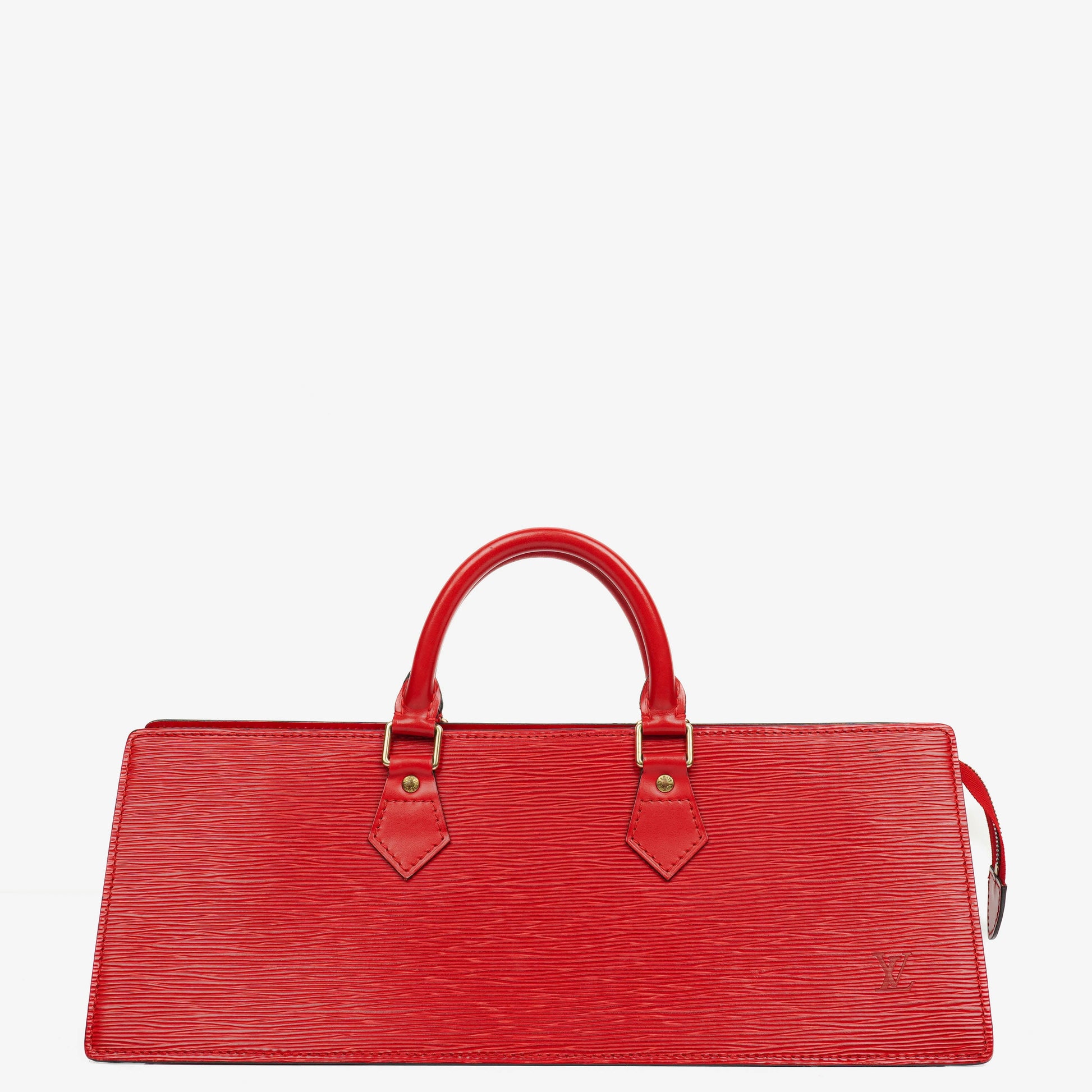 Louis Vuitton Sac Triangle Tasche aus rotem Epi-Leder