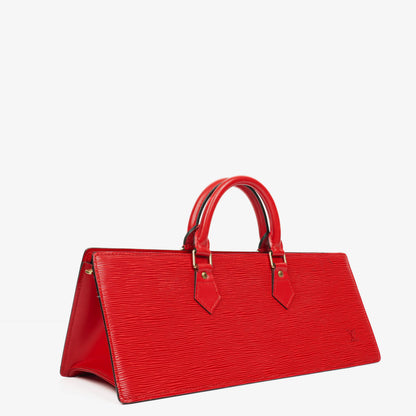 Louis Vuitton Sac Triangle Tasche aus rotem Epi-Leder