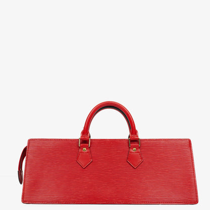 Louis Vuitton Sac Triangle Tasche aus rotem Epi-Leder