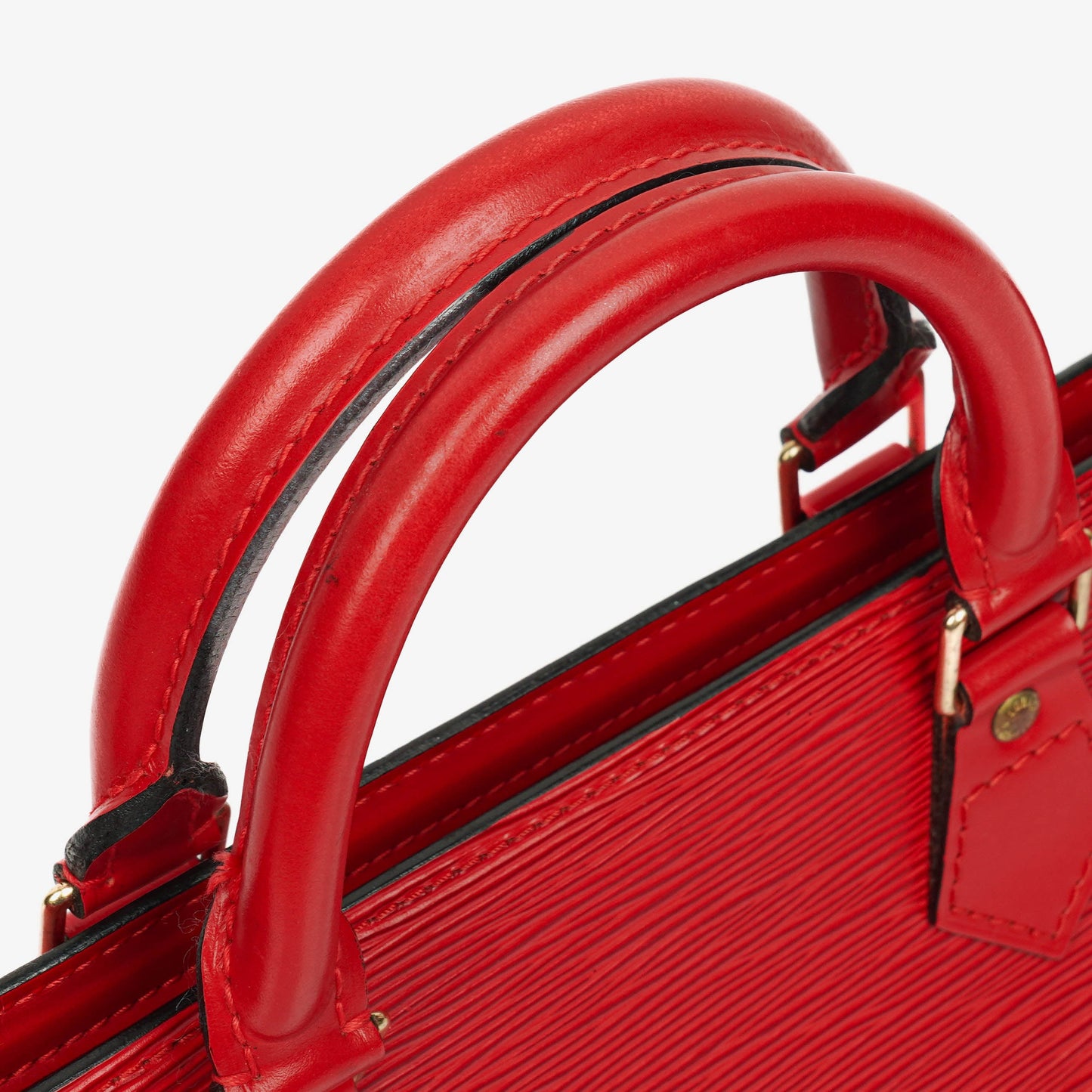 Louis Vuitton Sac Triangle Tasche aus rotem Epi-Leder