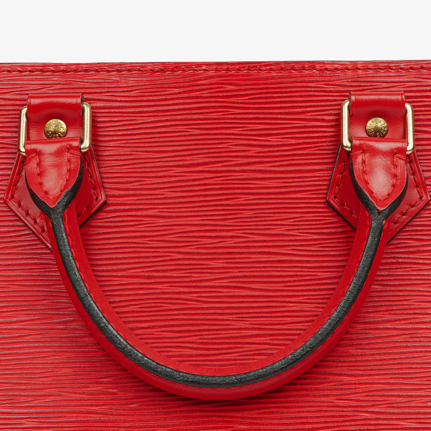 Louis Vuitton Sac Triangle Tasche aus rotem Epi-Leder