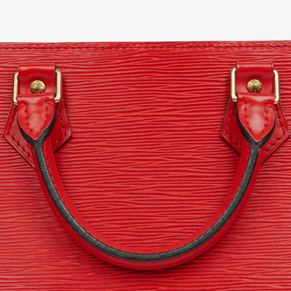 Louis Vuitton Sac Triangle Tasche aus rotem Epi-Leder