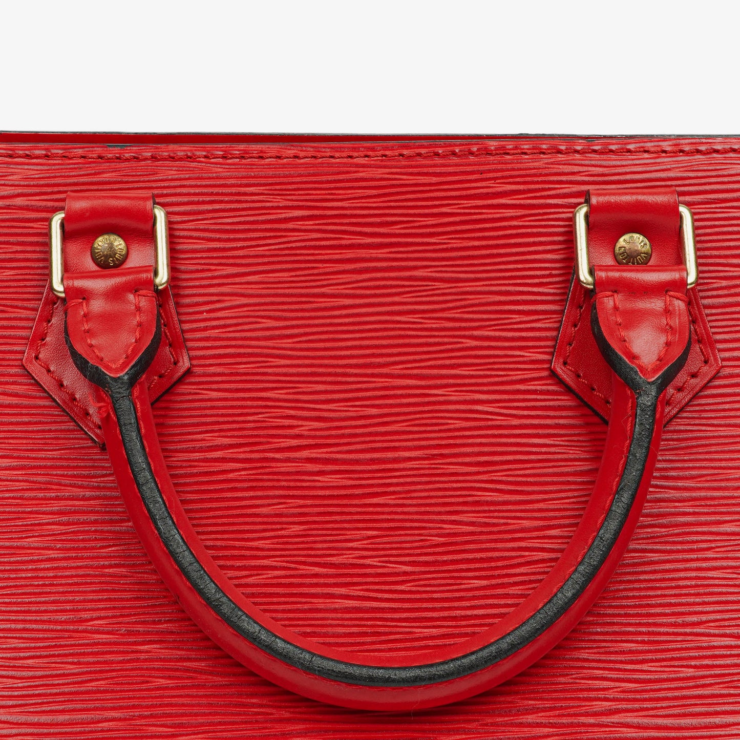 Louis Vuitton Sac Triangle Tasche aus rotem Epi-Leder