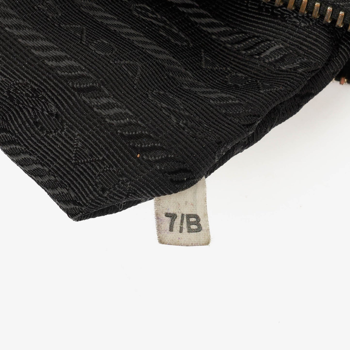 Prada Vitello Daino Crossbody-Tasche in Schwarz