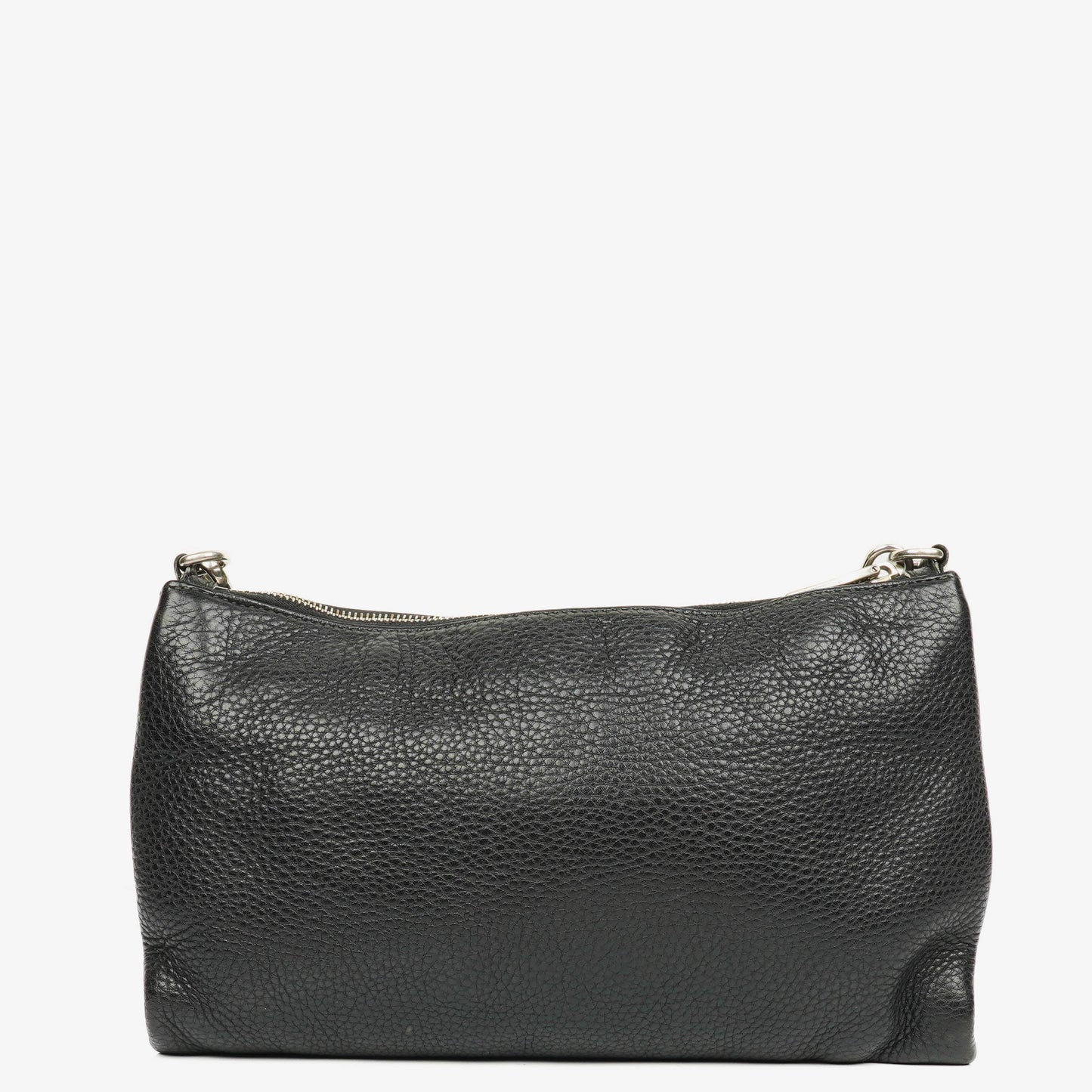 Prada Vitello Daino Crossbody-Tasche in Schwarz