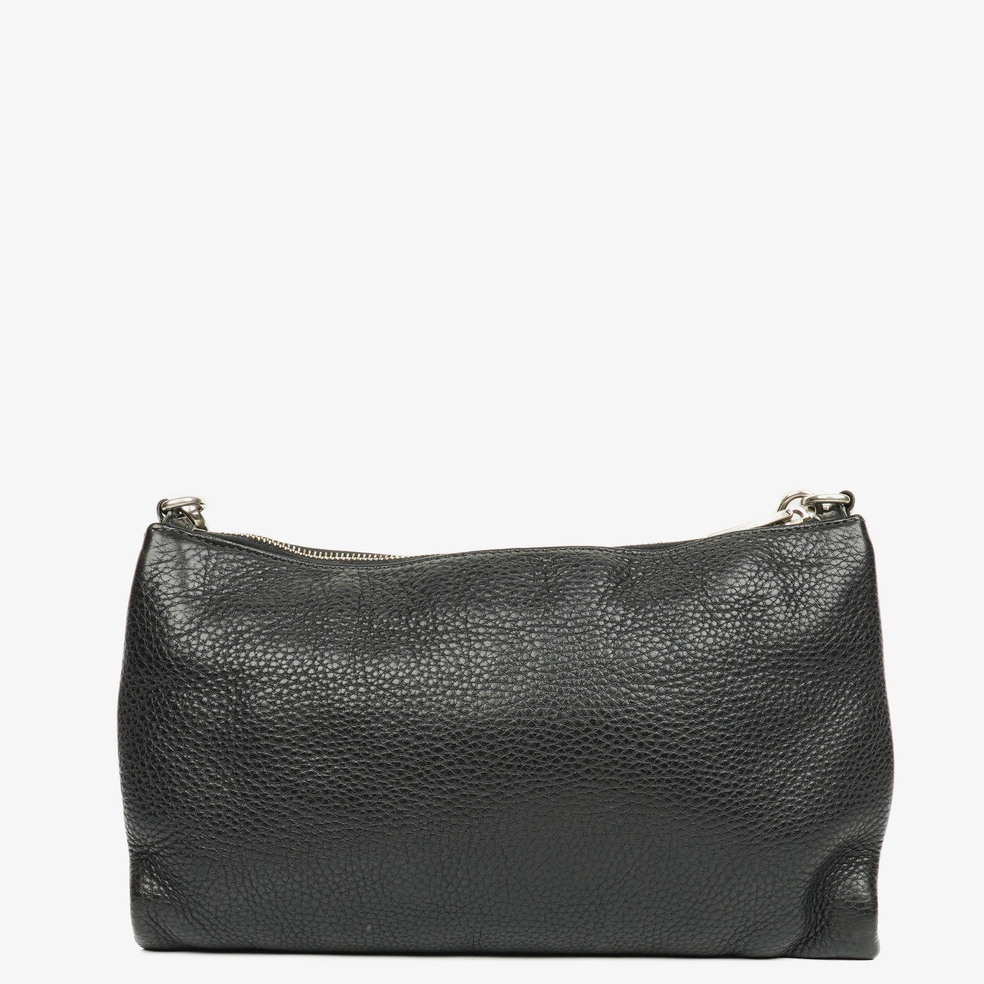 Prada Vitello Daino Crossbody-Tasche in Schwarz