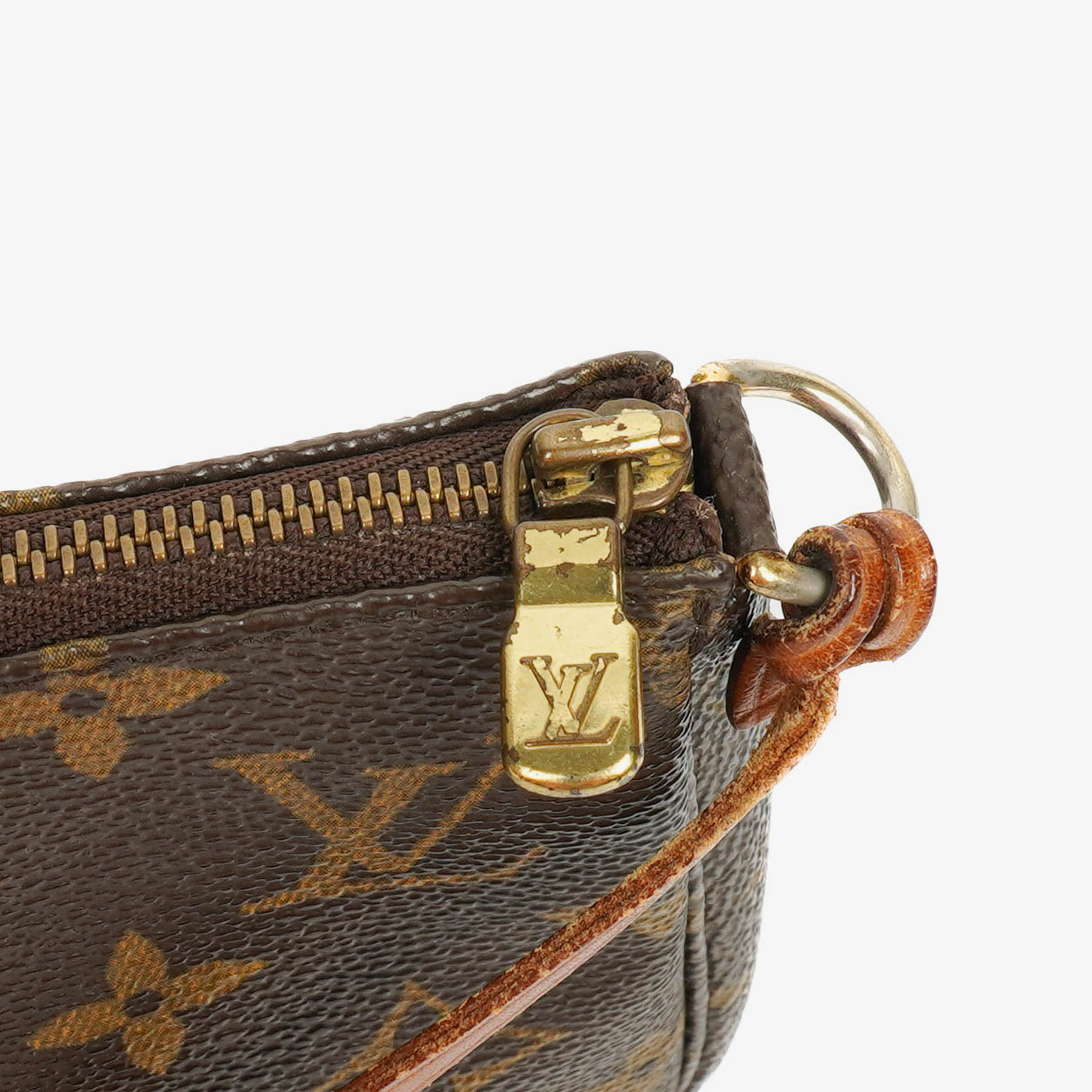Louis Vuitton Pochette Accessoires Clutch-Handtasche aus Monogram Canvas