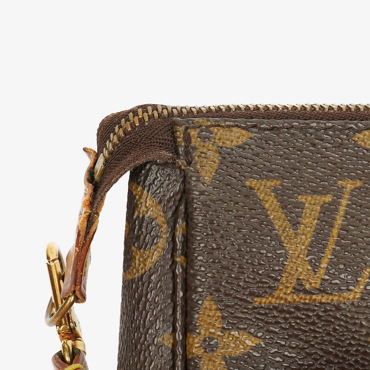 Louis Vuitton Pochette Accessoires Clutch-Handtasche aus Monogram Canvas