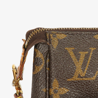 Louis Vuitton Pochette Accessoires Clutch-Handtasche aus Monogram Canvas