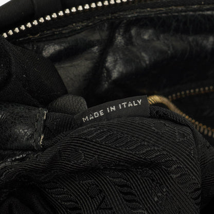 Prada Tessuto Gaufre Tasche aus schwarzem Nylon