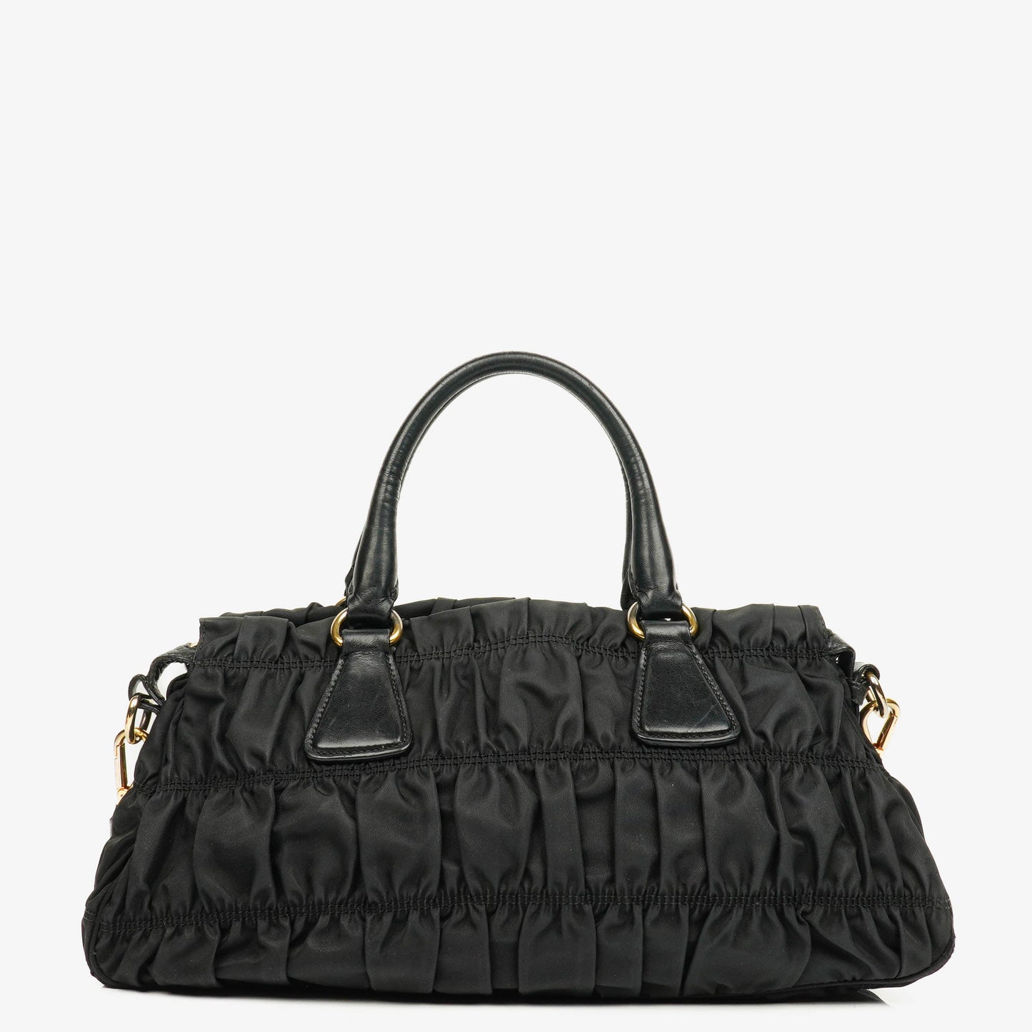 Prada Tessuto Gaufre Tasche aus schwarzem Nylon