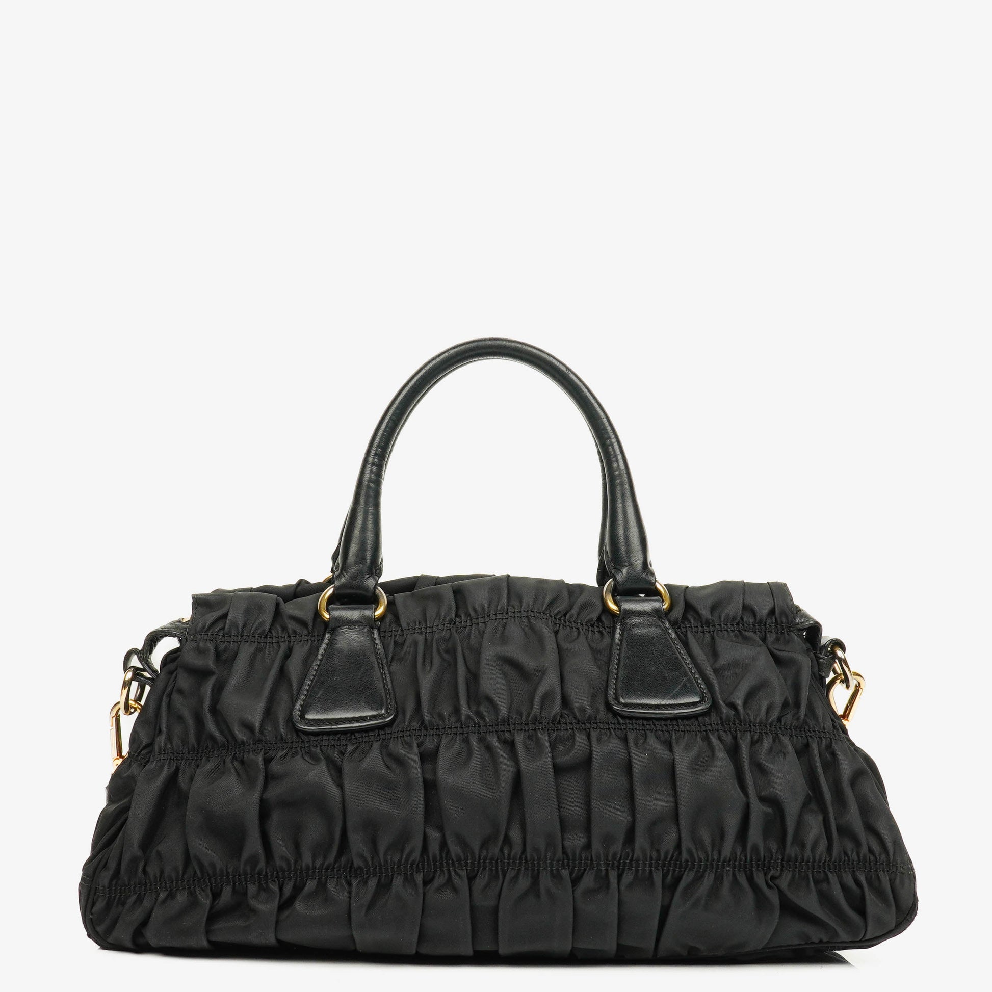 Prada Tessuto Gaufre Tasche aus schwarzem Nylon
