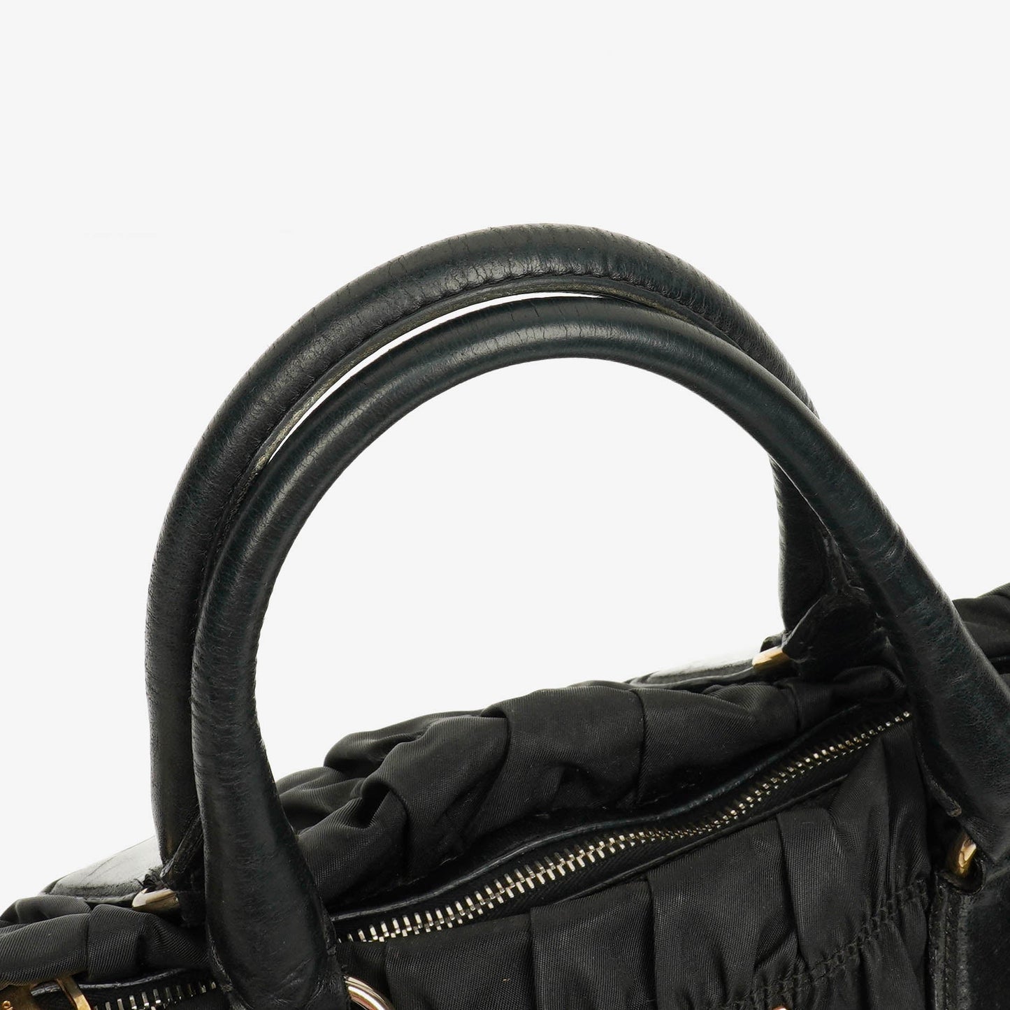 Prada Tessuto Gaufre Tasche aus schwarzem Nylon