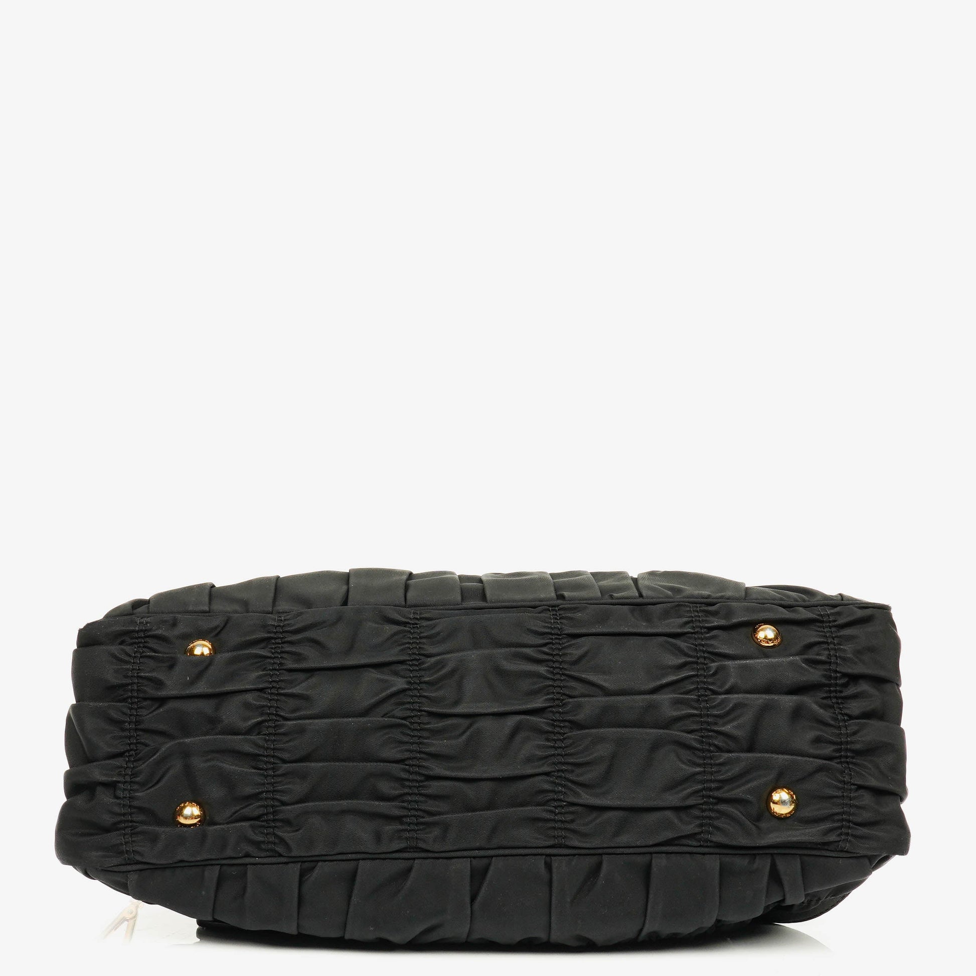 Prada Tessuto Gaufre Tasche aus schwarzem Nylon