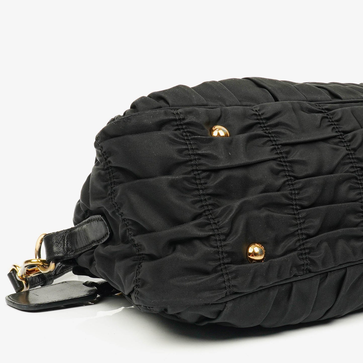 Prada Tessuto Gaufre Tasche aus schwarzem Nylon
